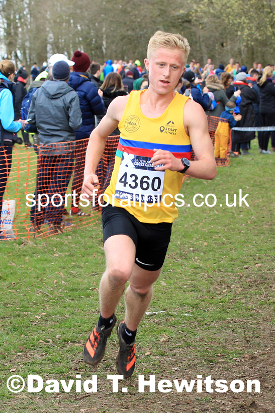 Senior Mens 2022 CAU Inter Counties Cross Country, Prestwold Hall, Loughborough.  Photo: David T. Hewitson/Sports for All Pics